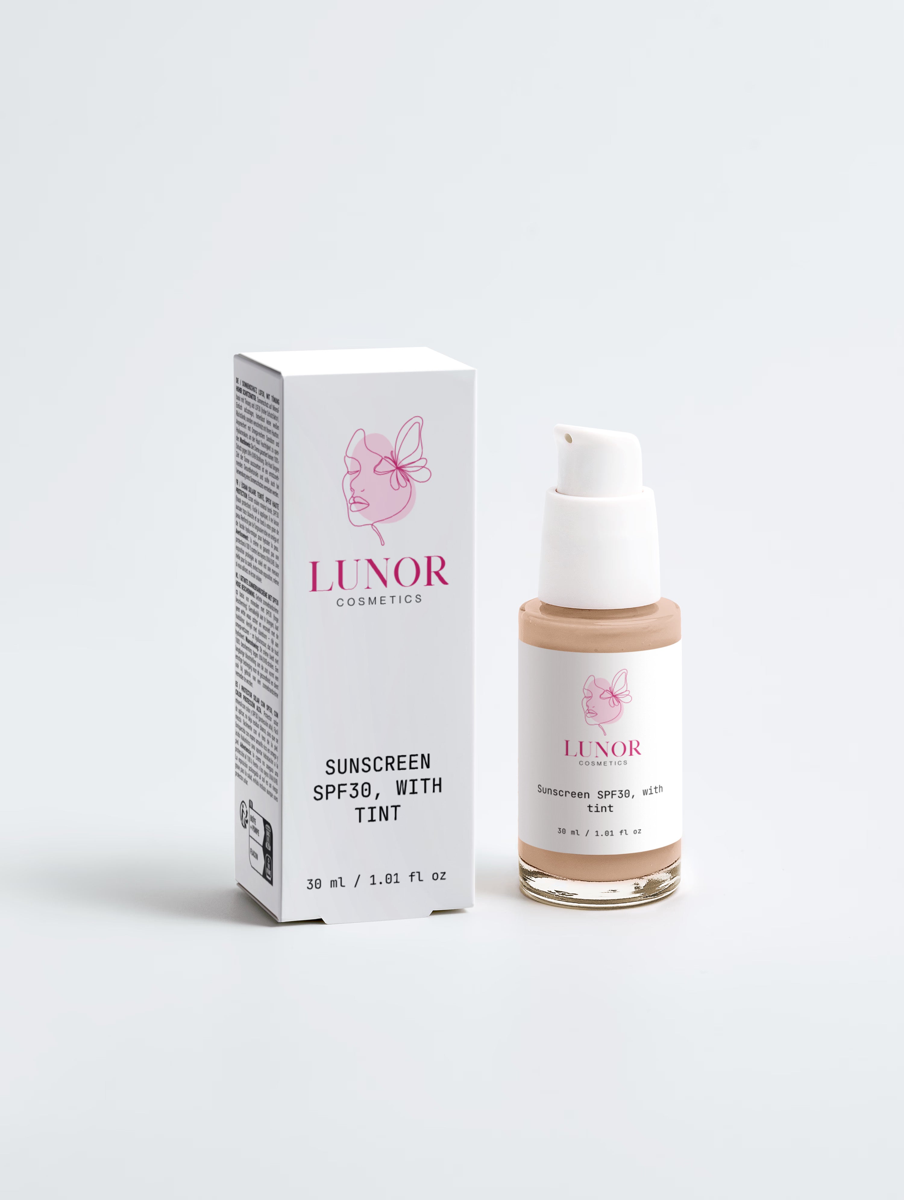 Sunscreen SPF30, with tint
